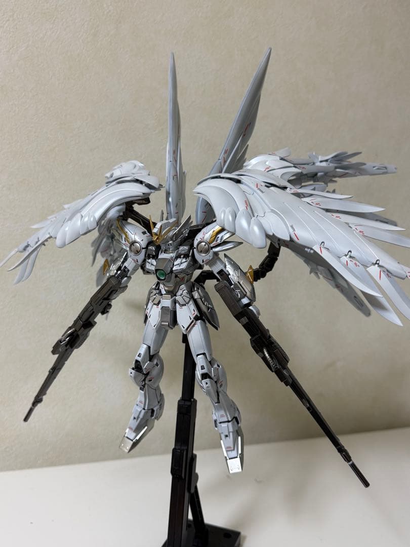 【完成品】MGウイングガンダムゼロEWver.Kaスノーホワイトプレリュード