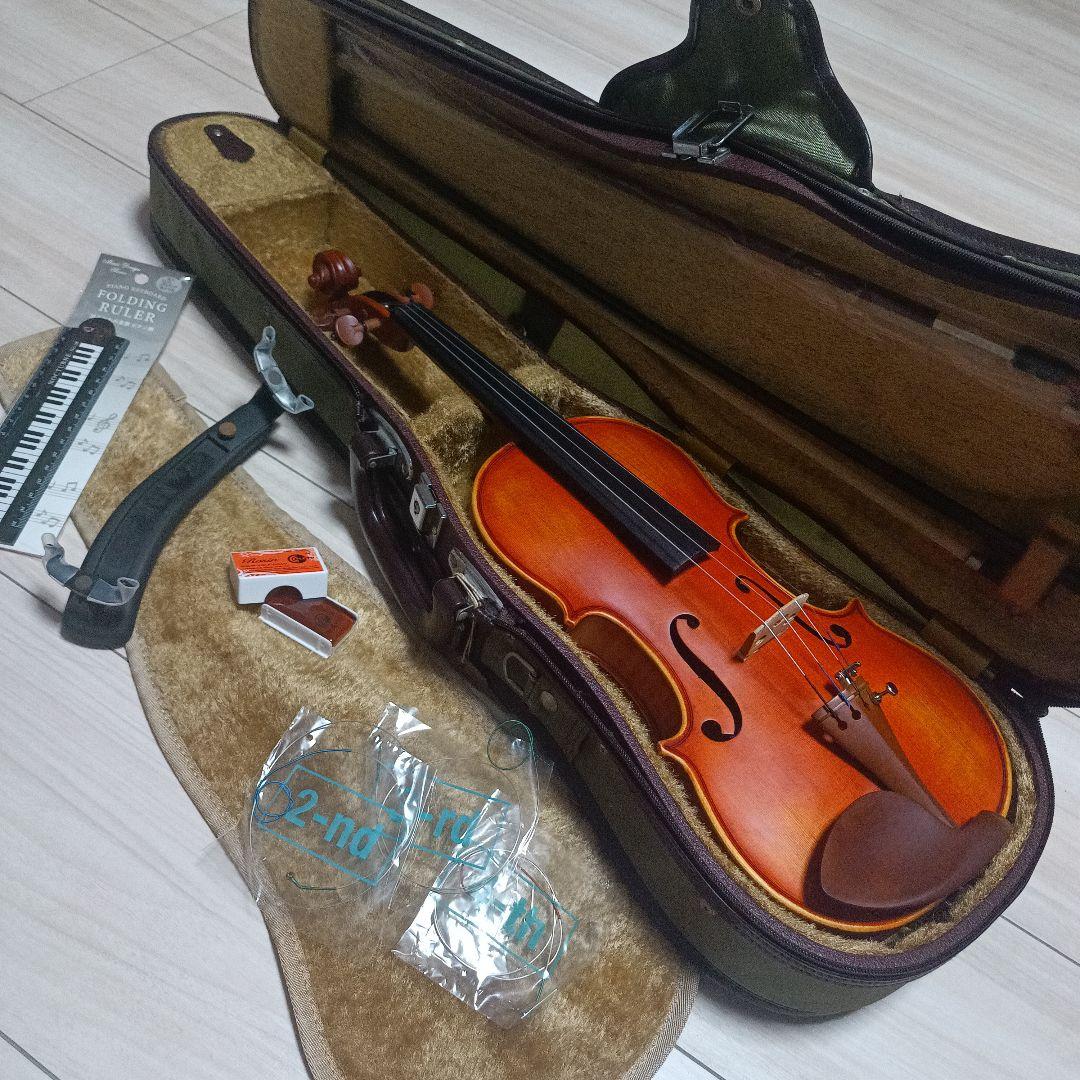 【超美品】Reghin・レジン、ルーマニア　分数バイオリン　1/2サイズ