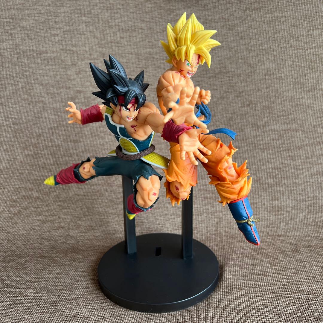 ドラゴンボール 孫悟空 バーダック フィギュア　親子かめはめ波　とよたろう