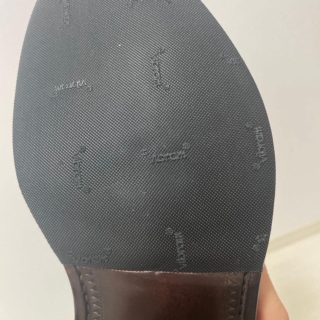 【未使用】リーガル　プレーントゥ　24.5 ブラック　J291 ハーフラバー付き