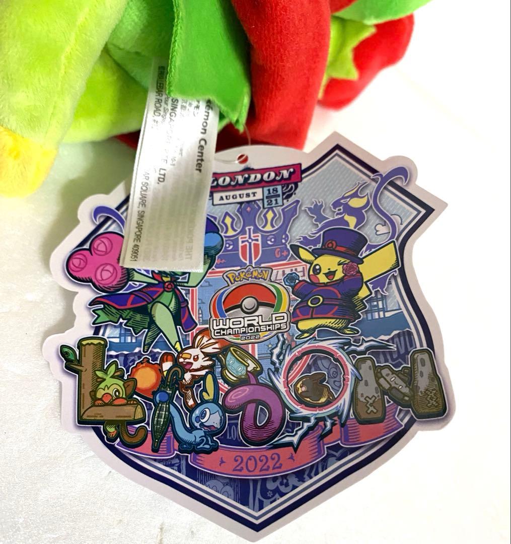 ポケモン大会ロンドン限定WCS2022ロズレイド・ピカチュウぬいぐるみ2点セット