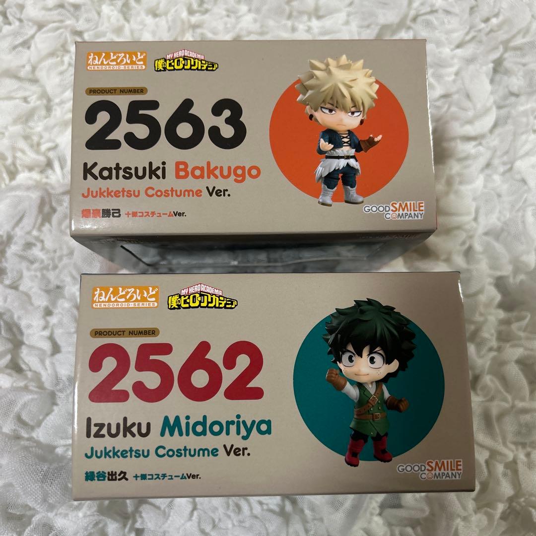 僕のヒーローアカデミア　ヒロアカ　十傑　ねんどろいど　爆豪勝己　緑谷出久　特典