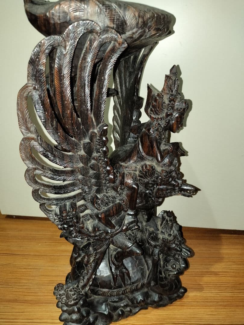 ガルーダとウイショタ神 オブジェ アンティーク アジアン