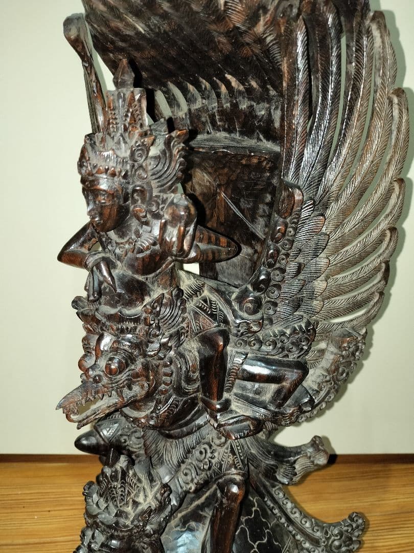 ガルーダとウイショタ神 オブジェ アンティーク アジアン