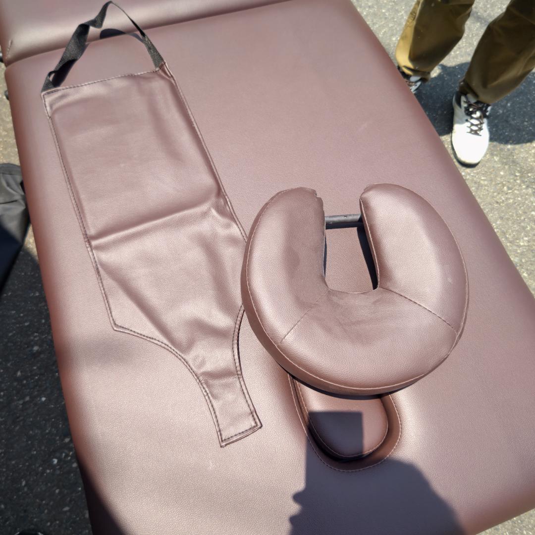 wakuwaku エステ用簡易ベッド ヘッドレスト 美品
