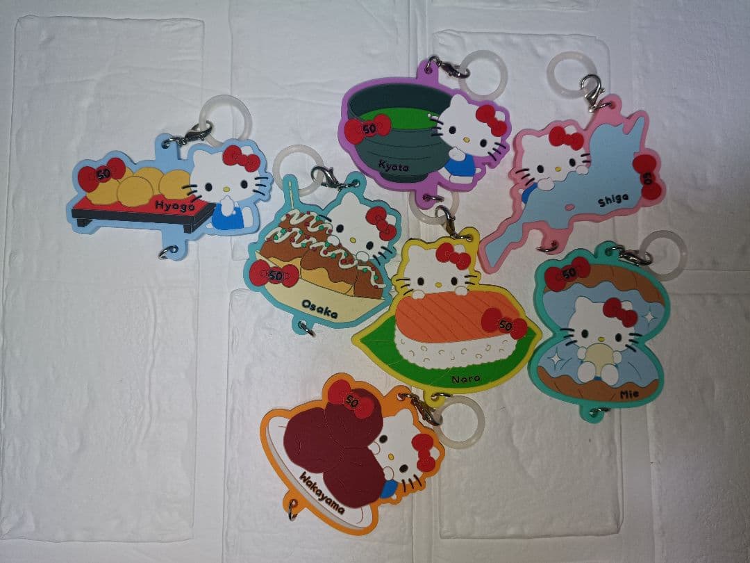 ハローキティ ラバーストラップ 47都道府県コンプリート
