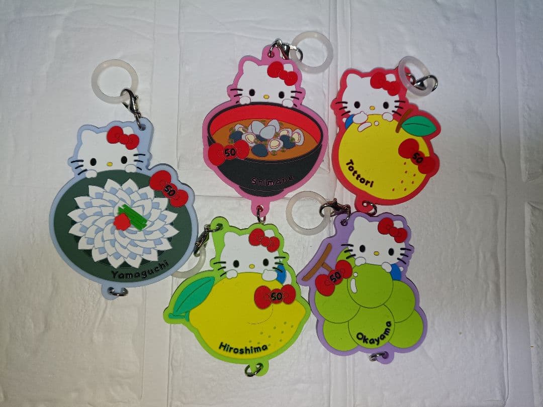 ハローキティ ラバーストラップ 47都道府県コンプリート