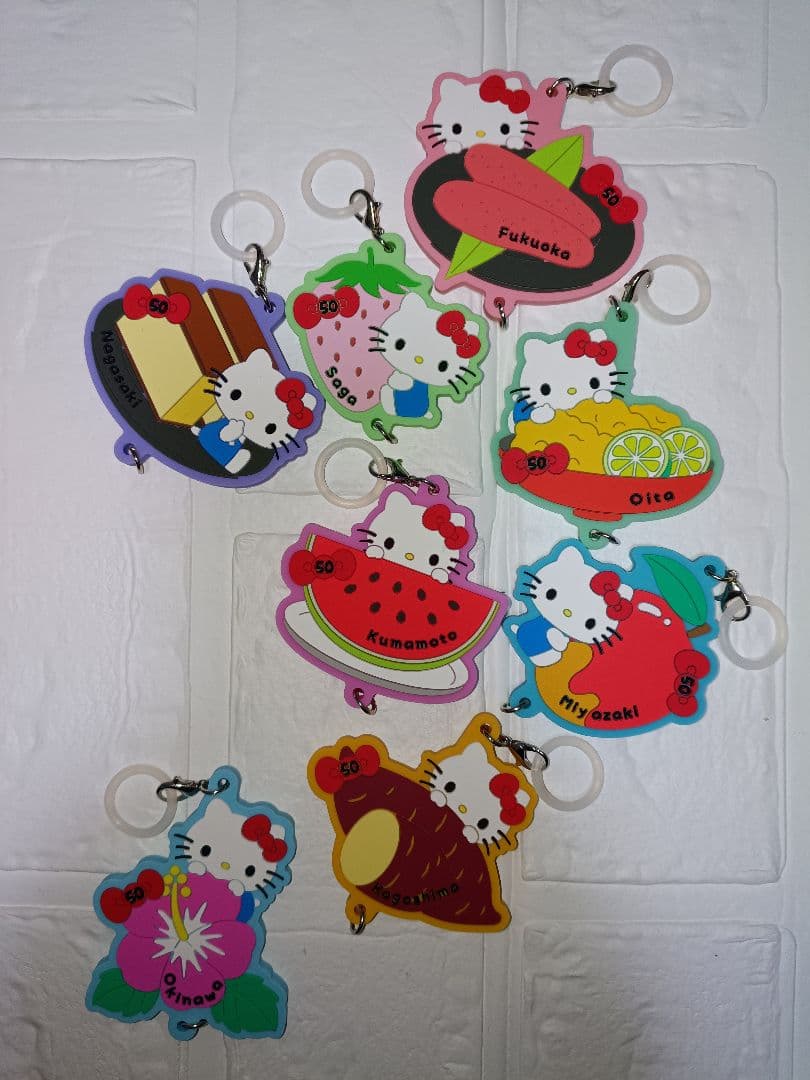 ハローキティ ラバーストラップ 47都道府県コンプリート