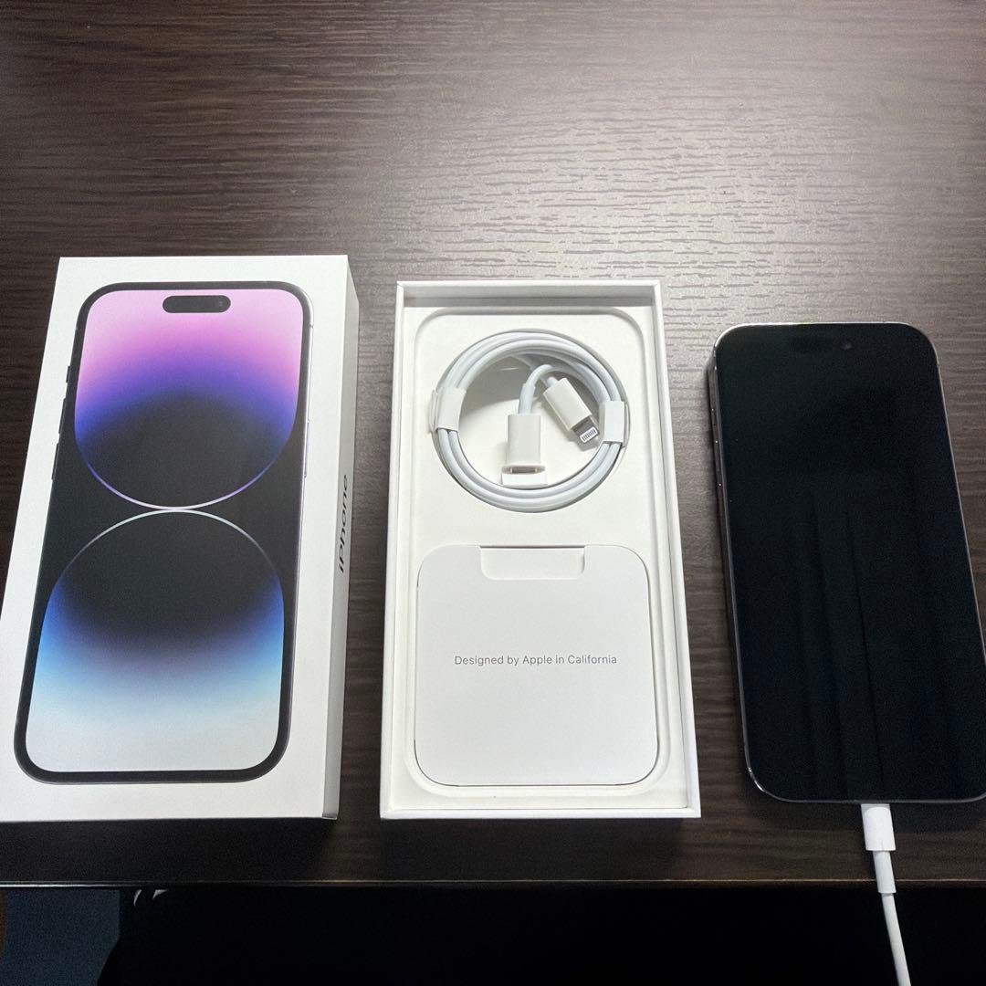 iPhone 14 Pro ディープパープル 256GB simフリー