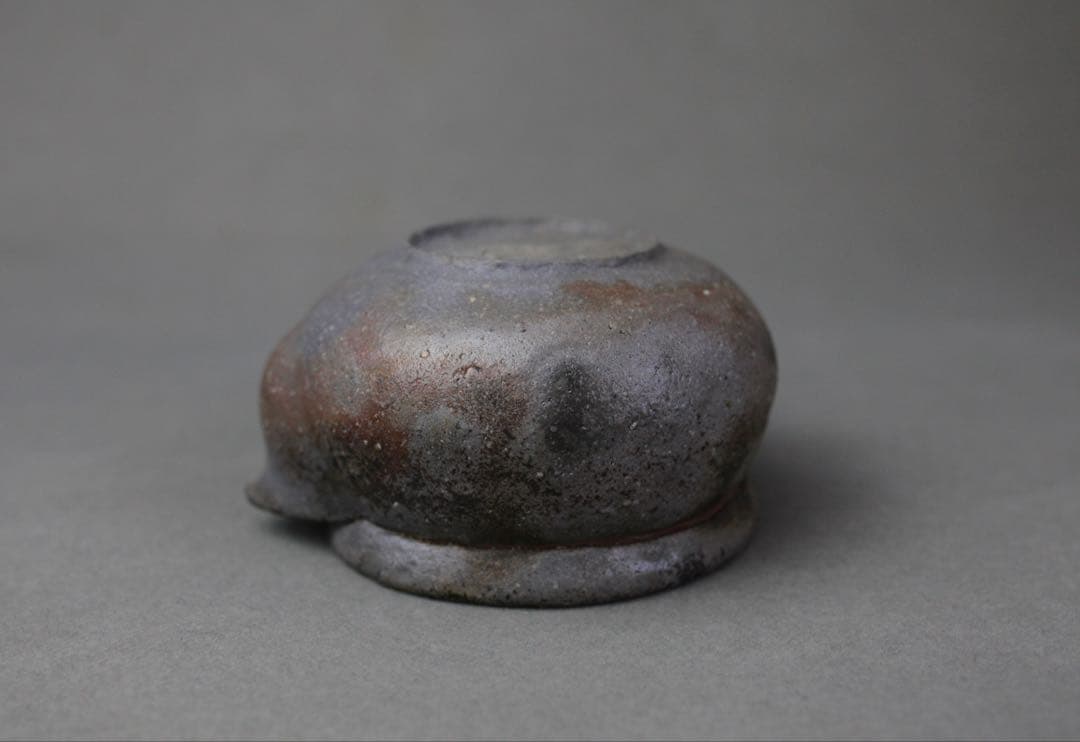 備前焼 半入居 宝瓶 急須煎 茶器 仕覆付き