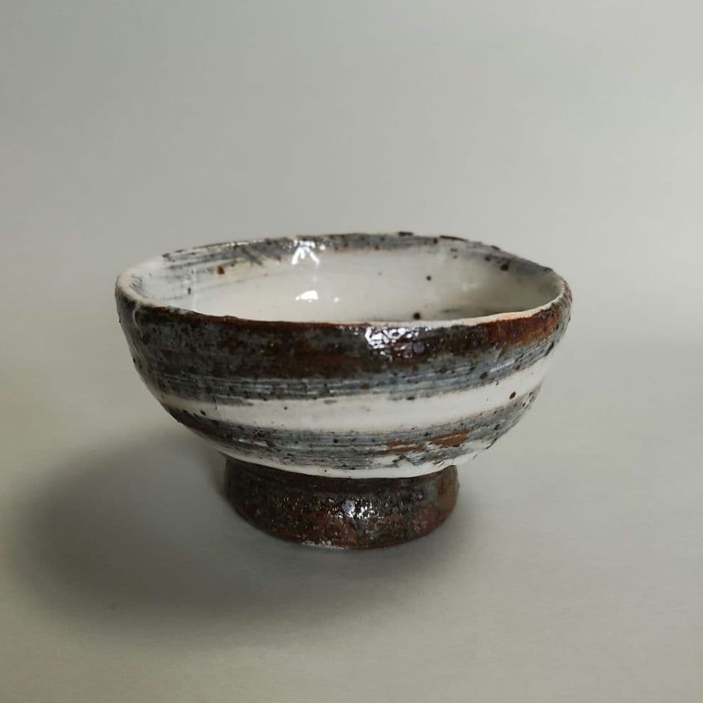 小川哲男　刷毛目盃　ぐい呑　酒盃