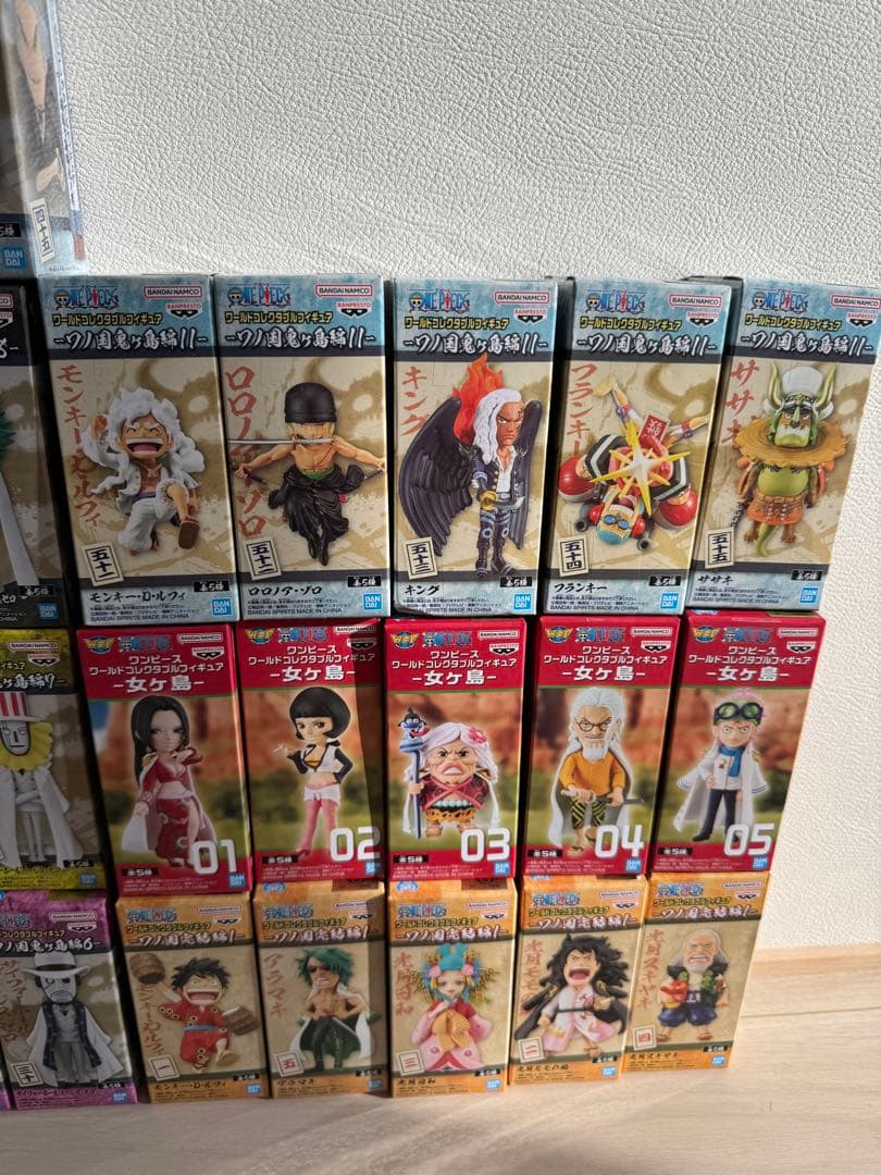 ワンピース　ワールドコレクタブル　フィギュア　鬼ヶ島編まとめ売り　ワーコレ