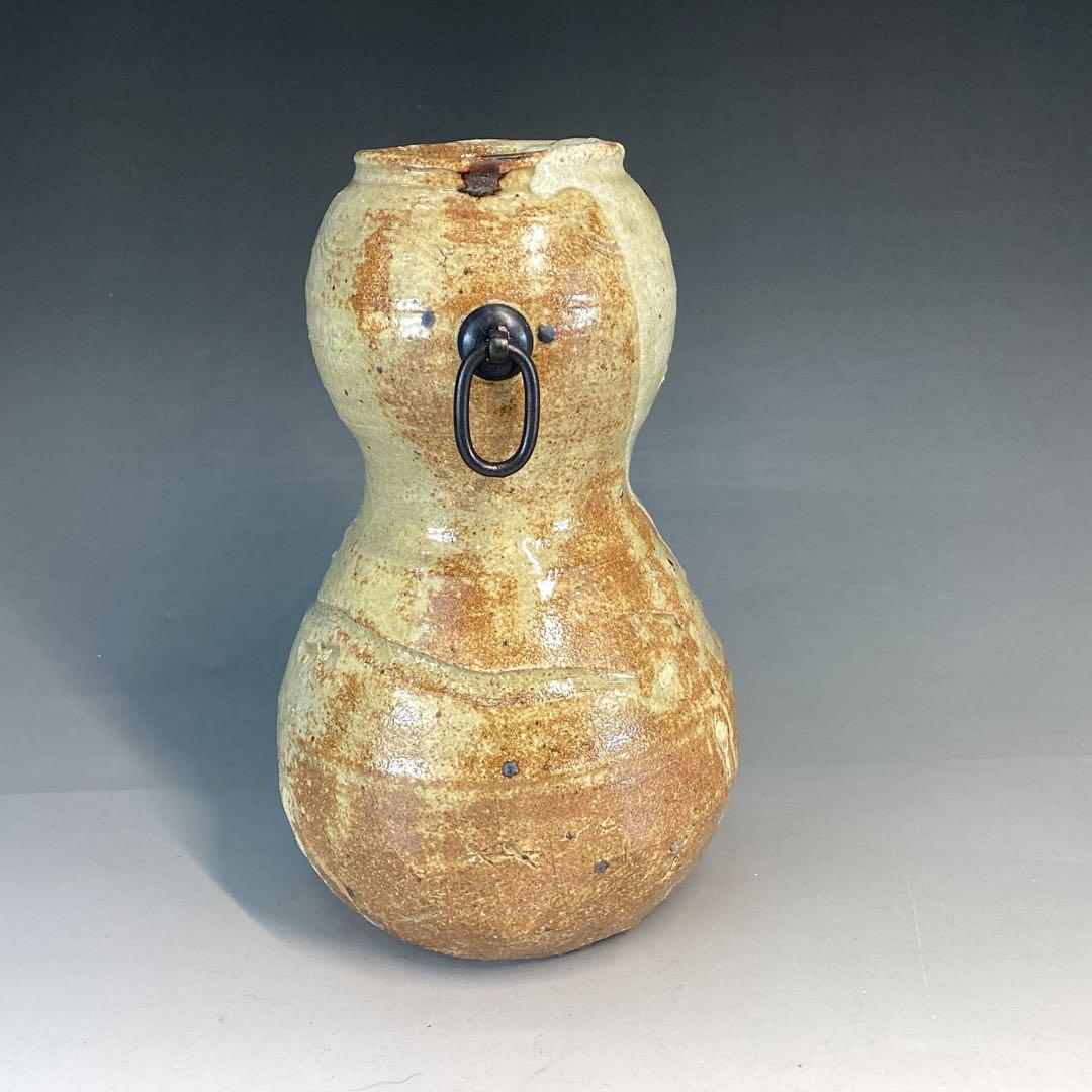 加藤芳右衛門　掛花入　美濃　伊賀　立礼席に　野点傘に　瓢　瓢箪から駒