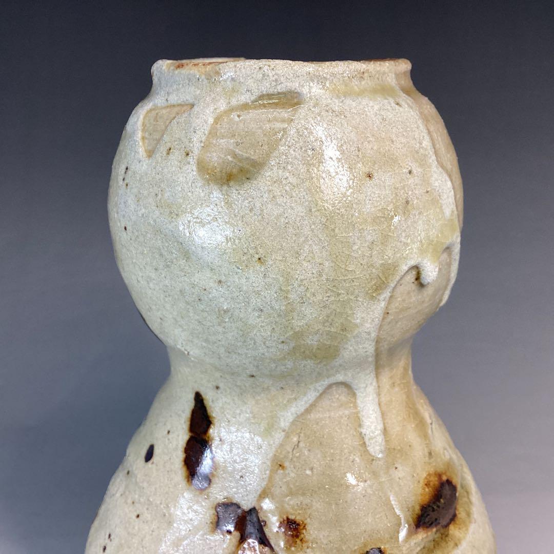 加藤芳右衛門　掛花入　美濃　伊賀　立礼席に　野点傘に　瓢　瓢箪から駒