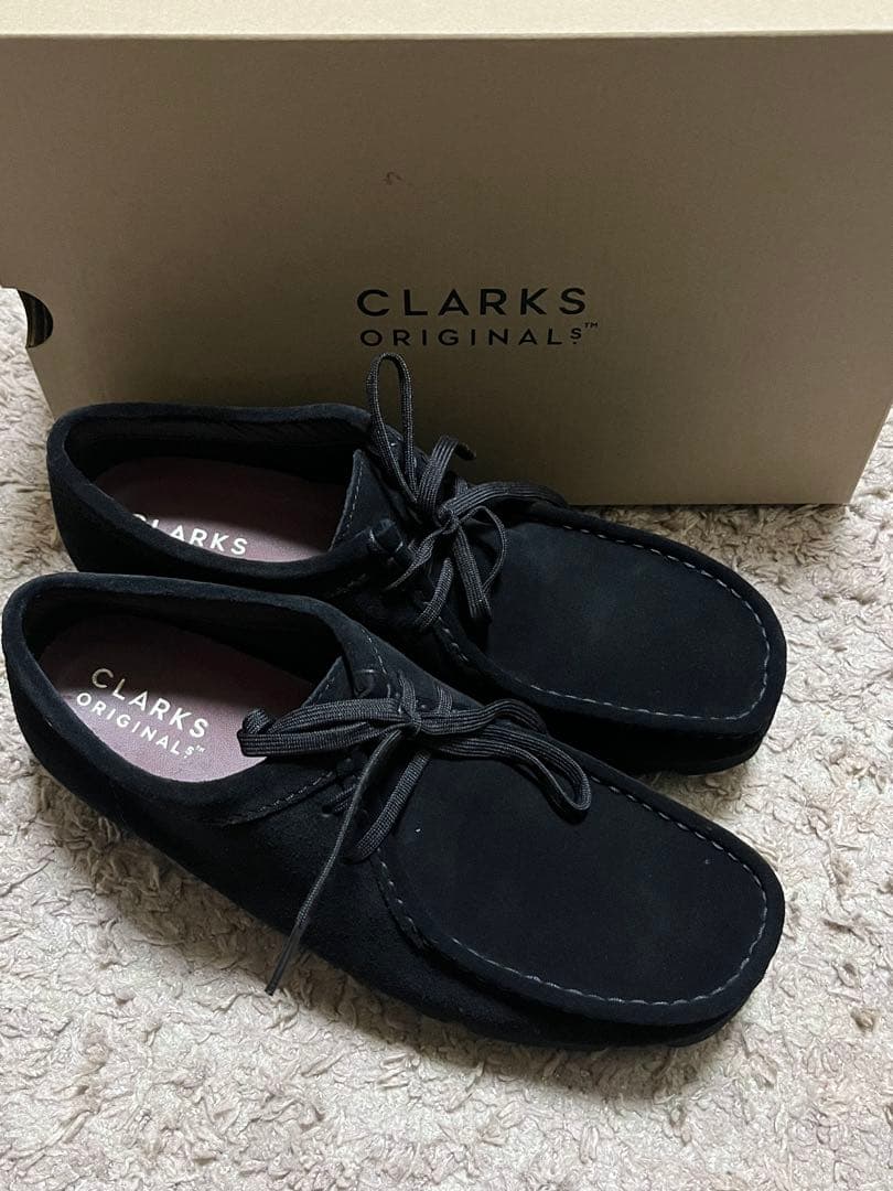 クラークス ワラビーGTX Black UK9