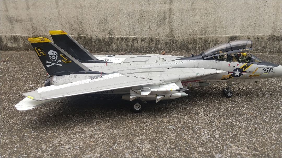 タミヤ グラマン F-14A トムキャット 1/48スケールモデル 完成品