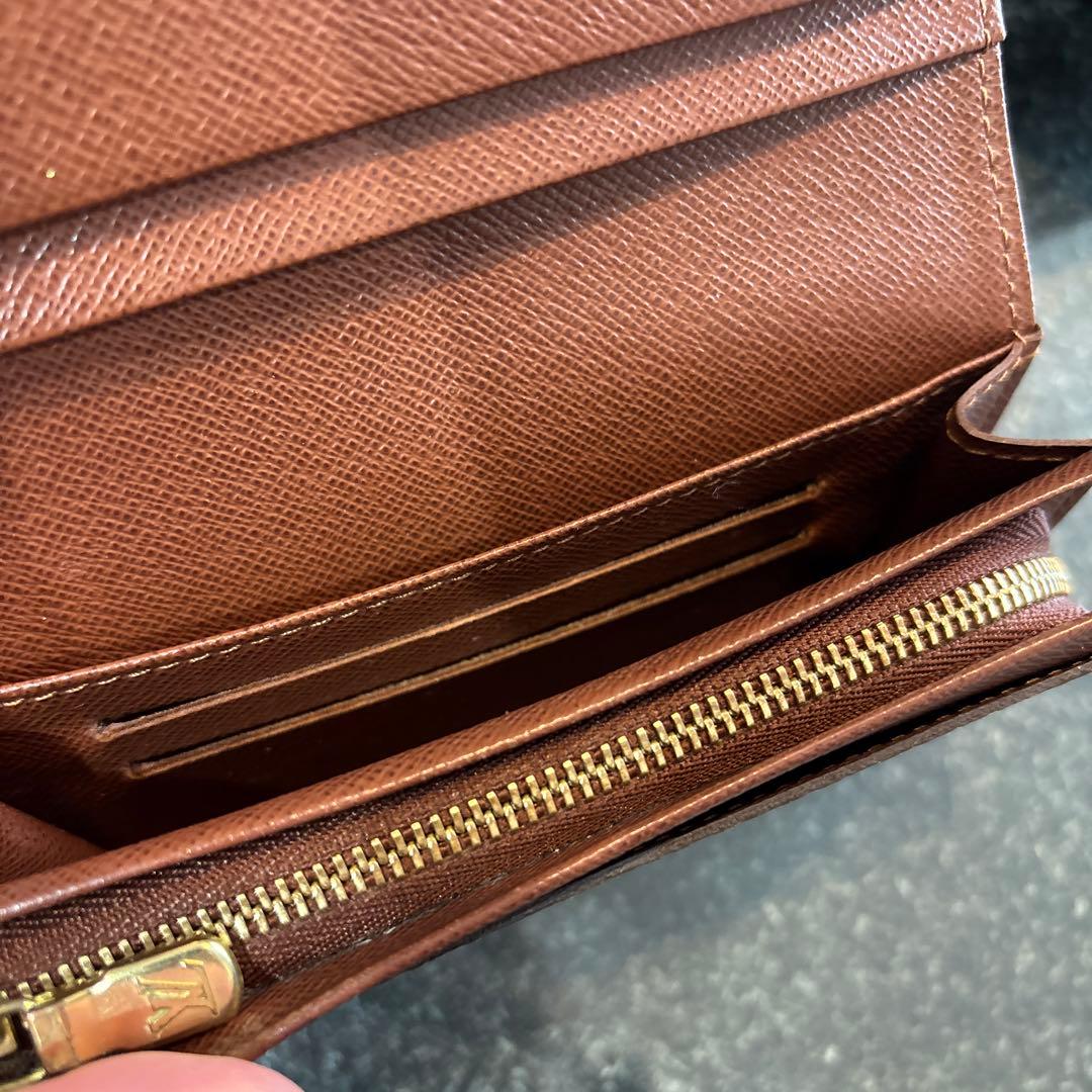 ルイヴィトン ポルトフォイユ トレゾール モノグラム 二つ折り財布