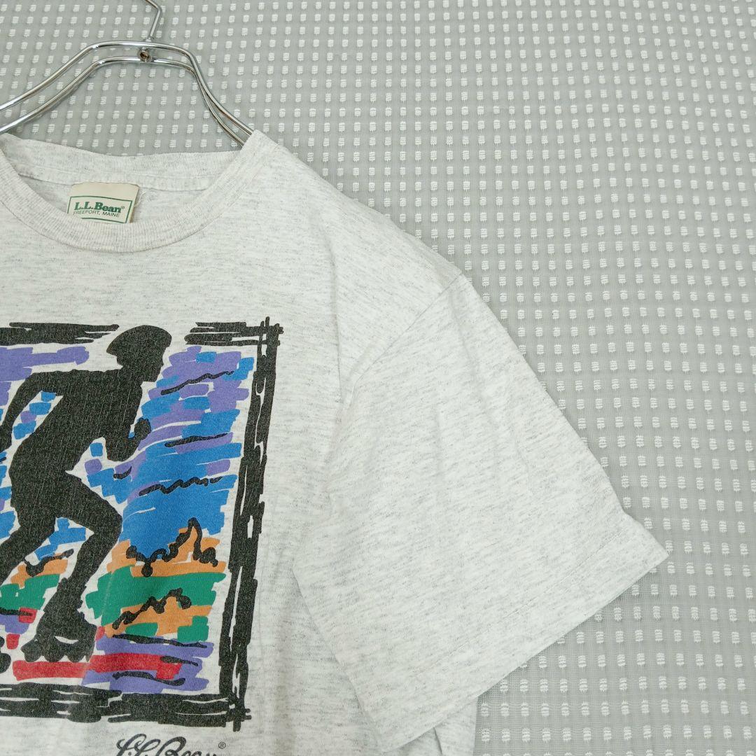 希少　L.L.Bean ヴィンテージTシャツ M　グレー USA製　US古着