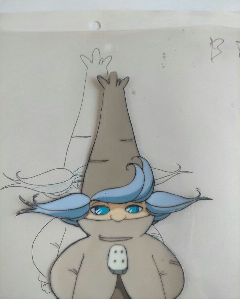 セル画　とんがり帽子のメモル　リュックマン