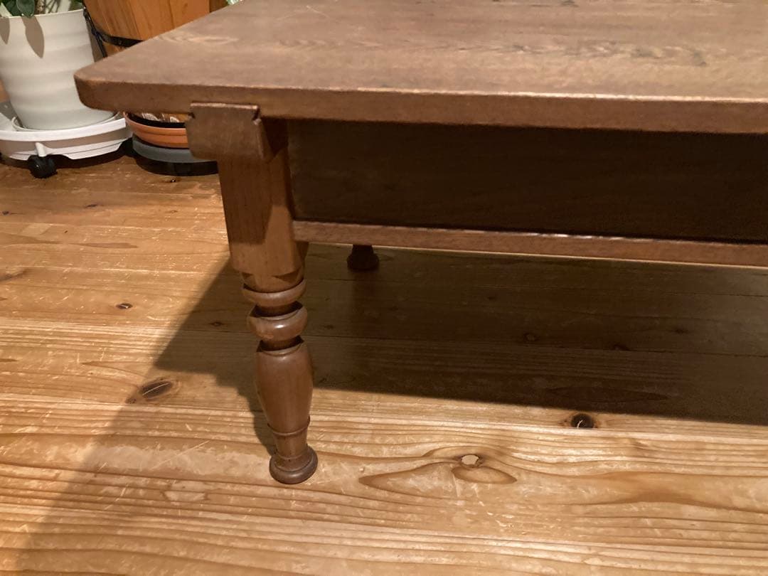 昭和レトロ　木製文机　ローテーブル　12