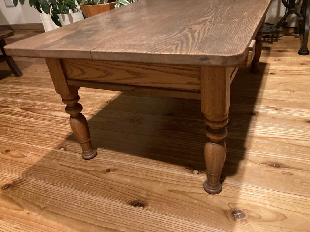 昭和レトロ　木製文机　ローテーブル　12