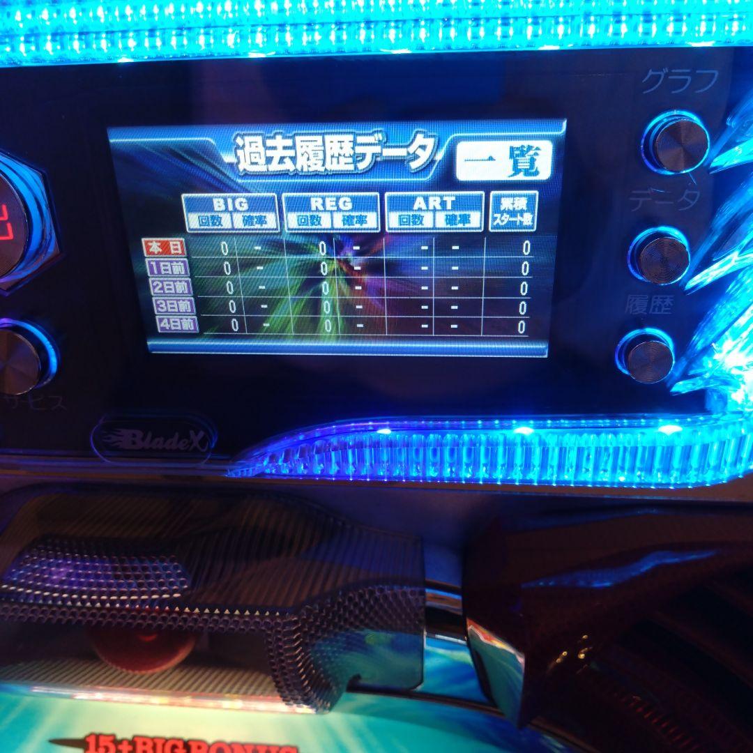 パチスロ　ブレイドX　データカウンター　スロット　実機　アクリル製　ステー付き