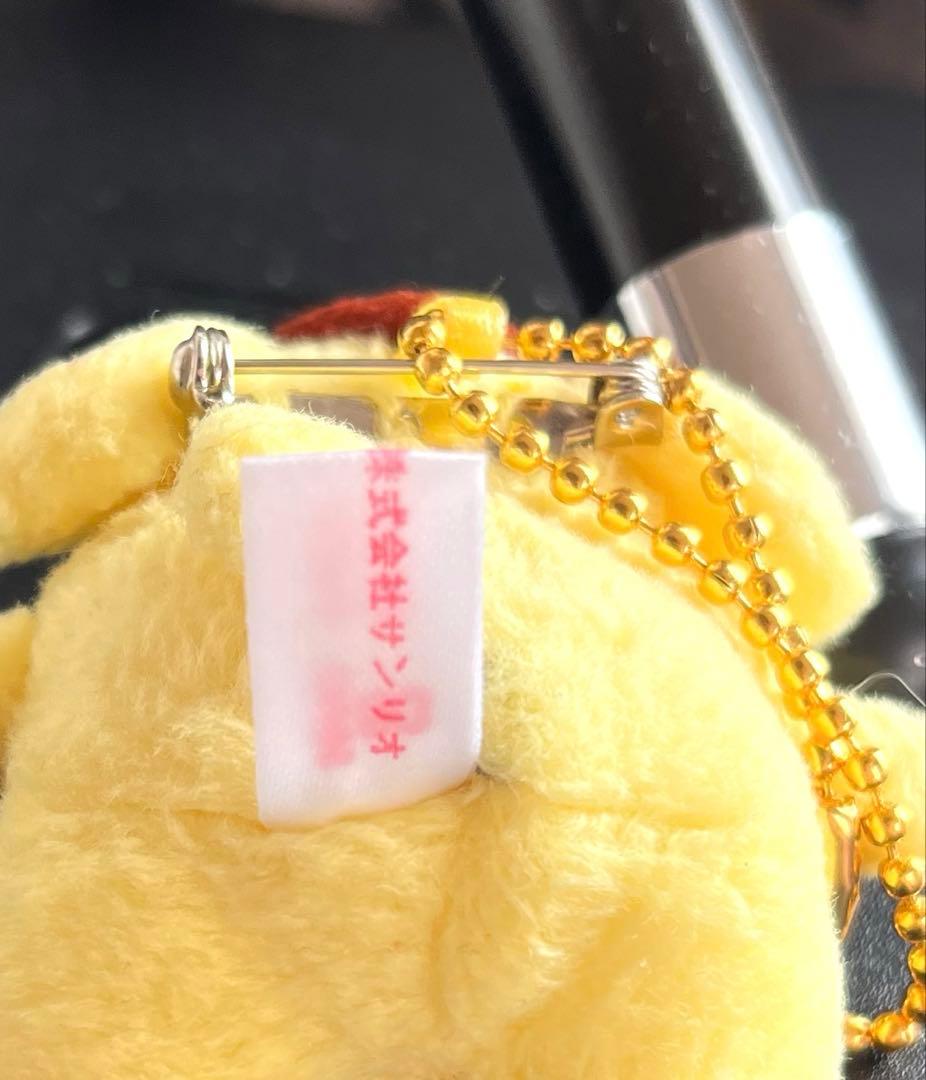 【超レア/美品】サンリオ ポムポムプリン キーホールダーぬいぐるみ 初期デザイン