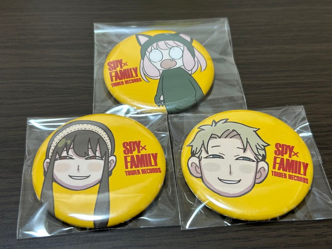 SPY×FAMILY タワレコ 缶バッジ TOWER RECORDS 原作絵