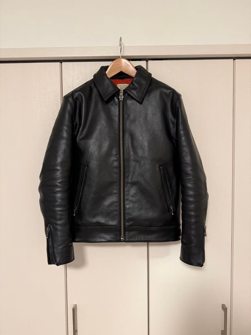 Nudie Jeans eddy leather jacket レザージャケット