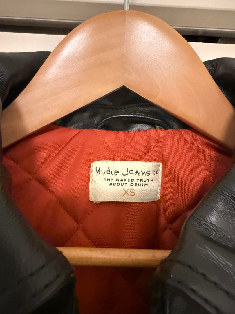 Nudie Jeans eddy leather jacket レザージャケット