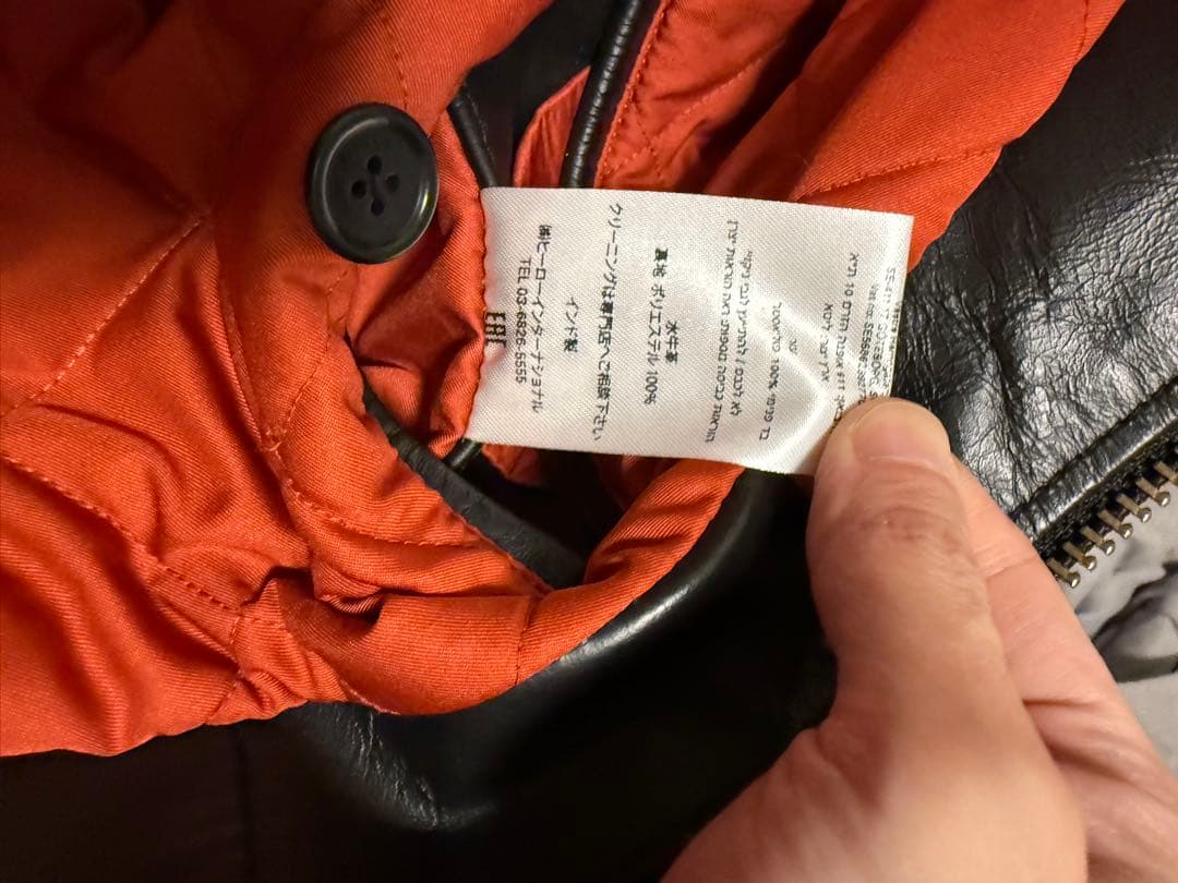 Nudie Jeans eddy leather jacket レザージャケット