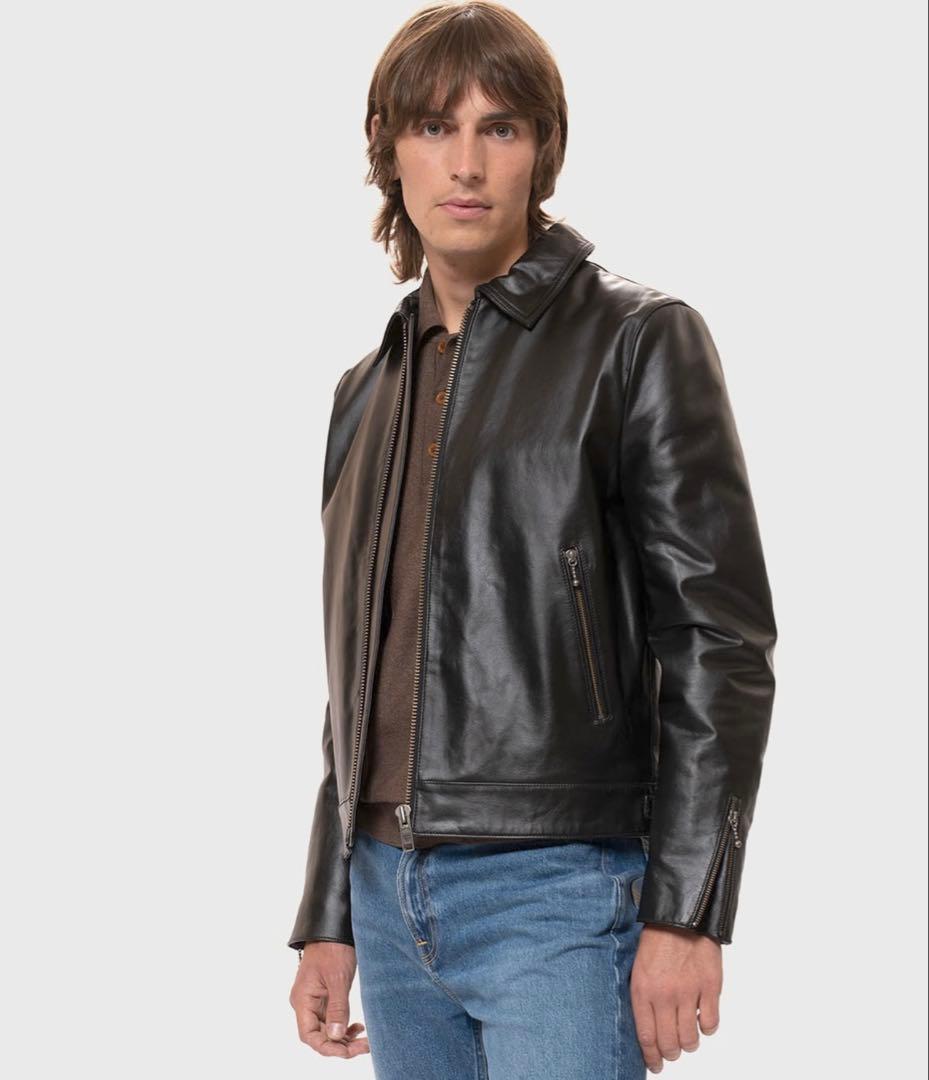 Nudie Jeans eddy leather jacket レザージャケット