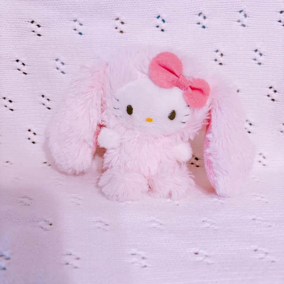 激レア ハローキティ☆ロップイヤー 垂れ耳 たれみみ うさぎ マスコット