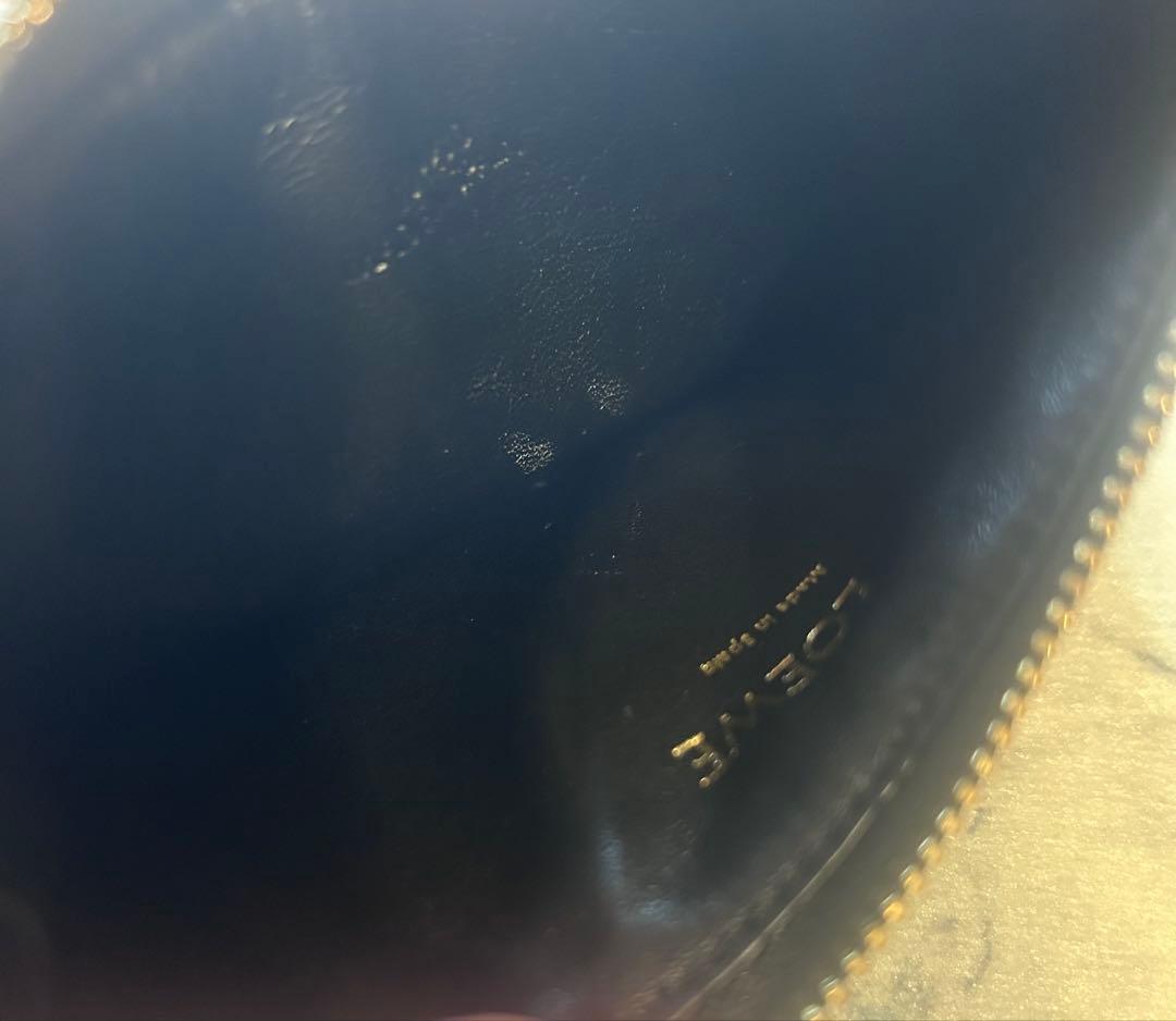 LOEWE ネイビーレザー パスケース