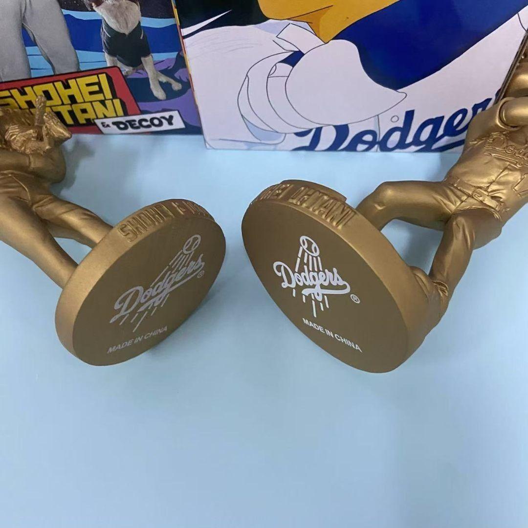 金色　大谷翔平　デコピン　バブルヘッド+ボブルヘッド　ゴールド