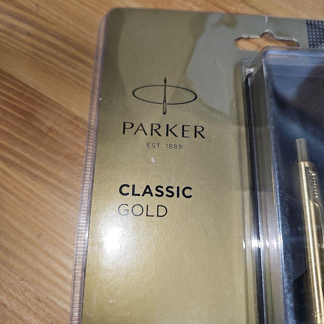 Parker クラシックゴールド GTボールペン ブラックインク 中字 金メッキ