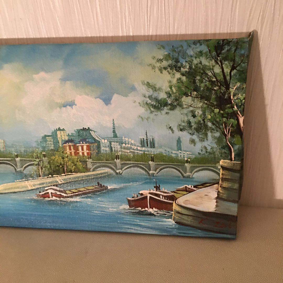 油絵手描き作品4号作品