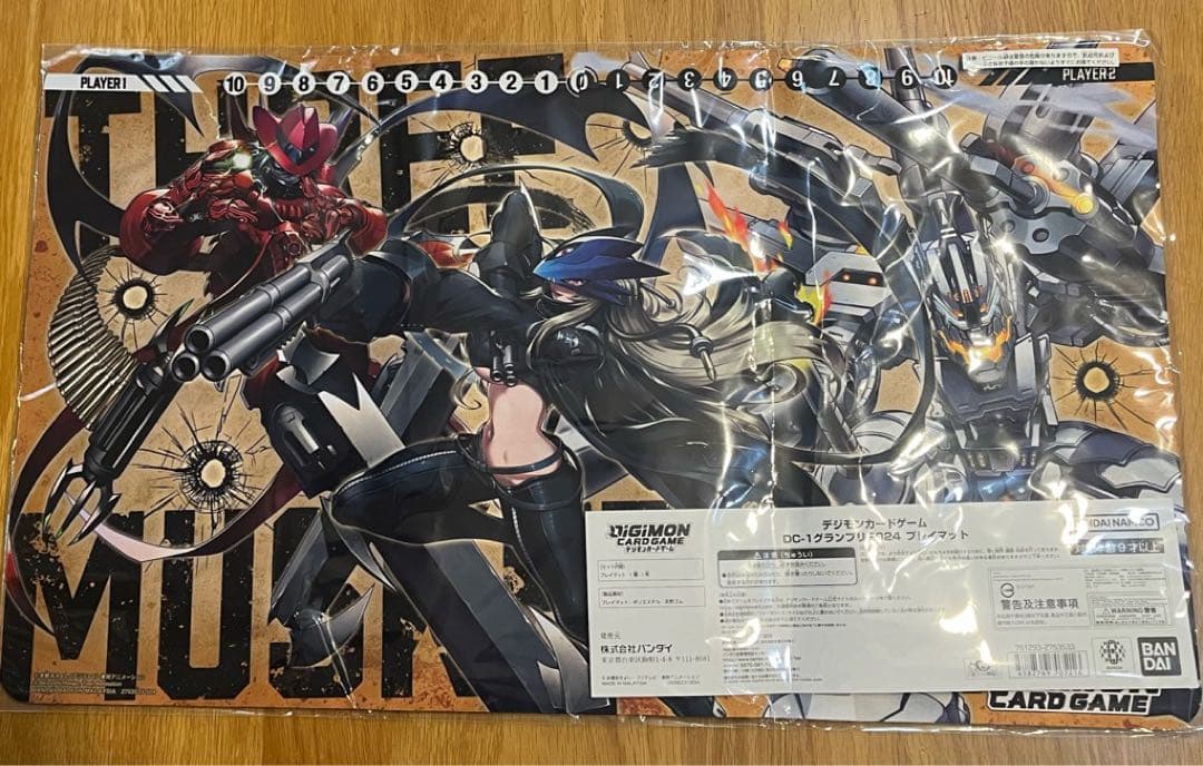 プレイマット　デジモンカードゲーム　　三銃士　ベルスターモン