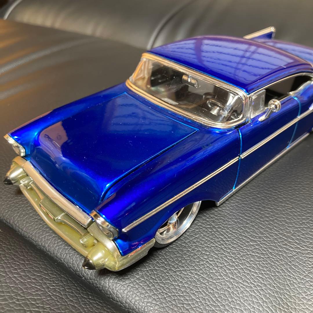 シボレーベルエア　コルベットミニカー 1/24