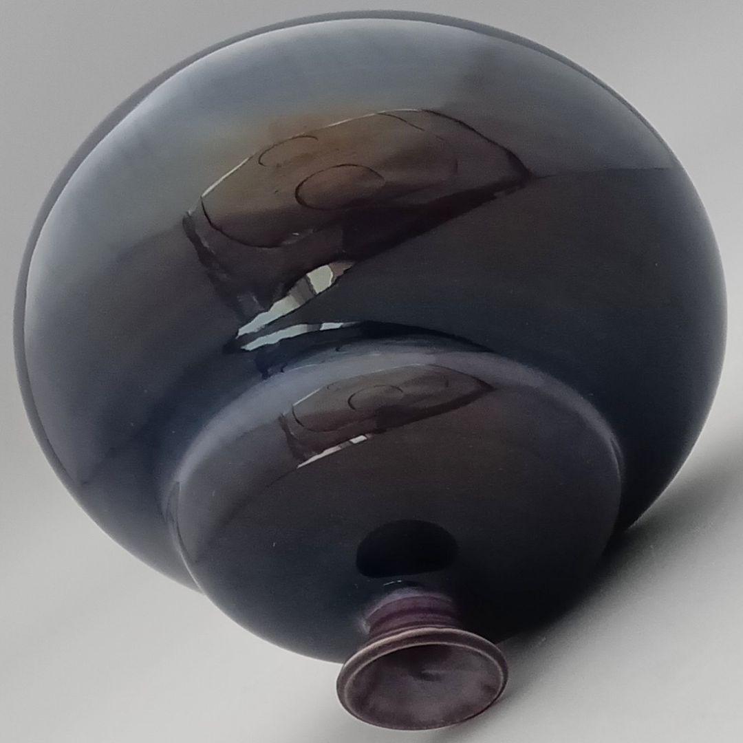 徳田正彦 銘 徳田八十吉 壺 共箱 しおり 九谷