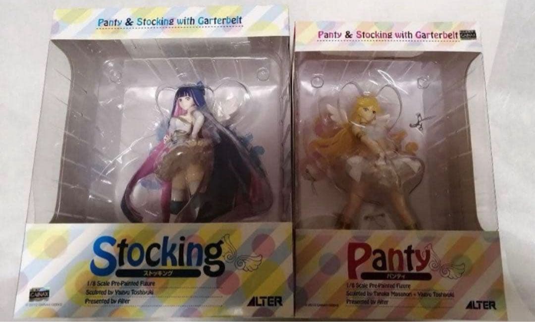 送料無料　未使用　Panty & Stocking フィギュアセット　アルター