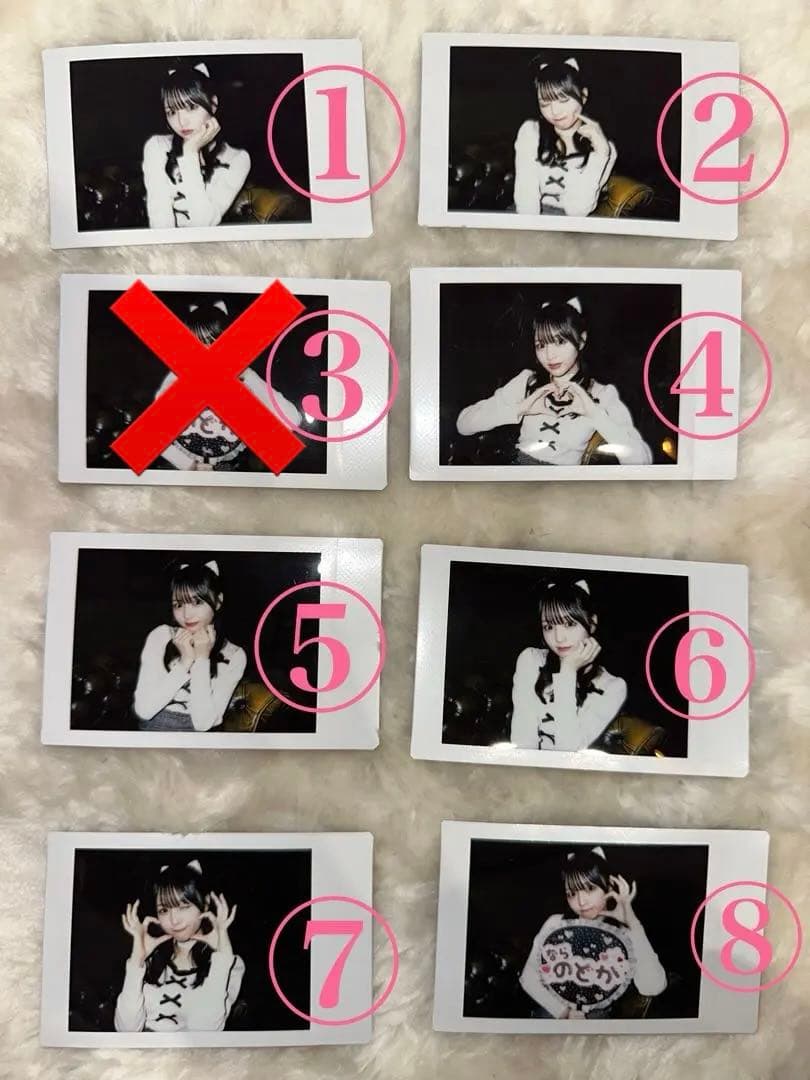 那蘭のどか アイエクMV私服ランチェキ バラ売り可能