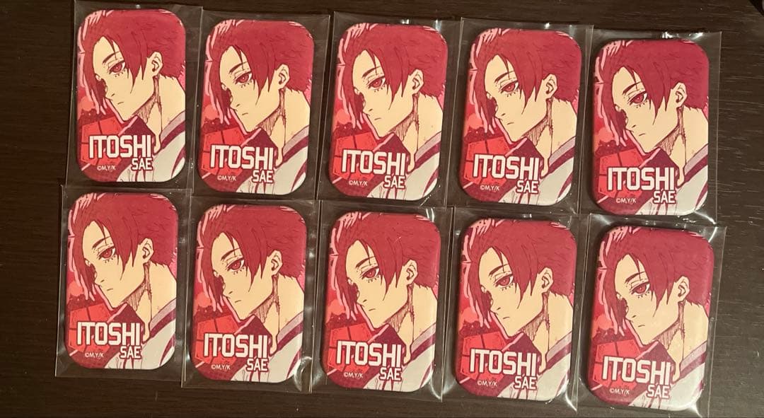 ブルーロック　糸師冴　ながかく缶バッジ　10点