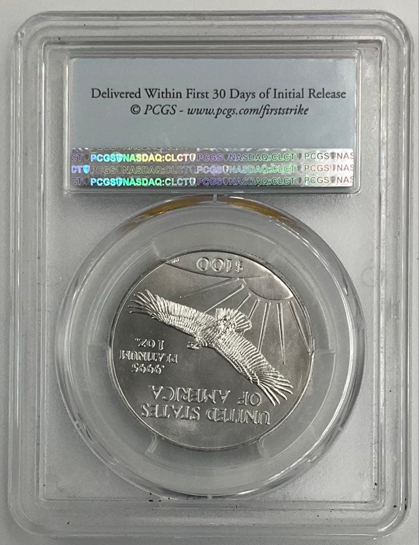 ★最高鑑定 2016 米国 プラチナ イーグル 100ドル PCGS MS70