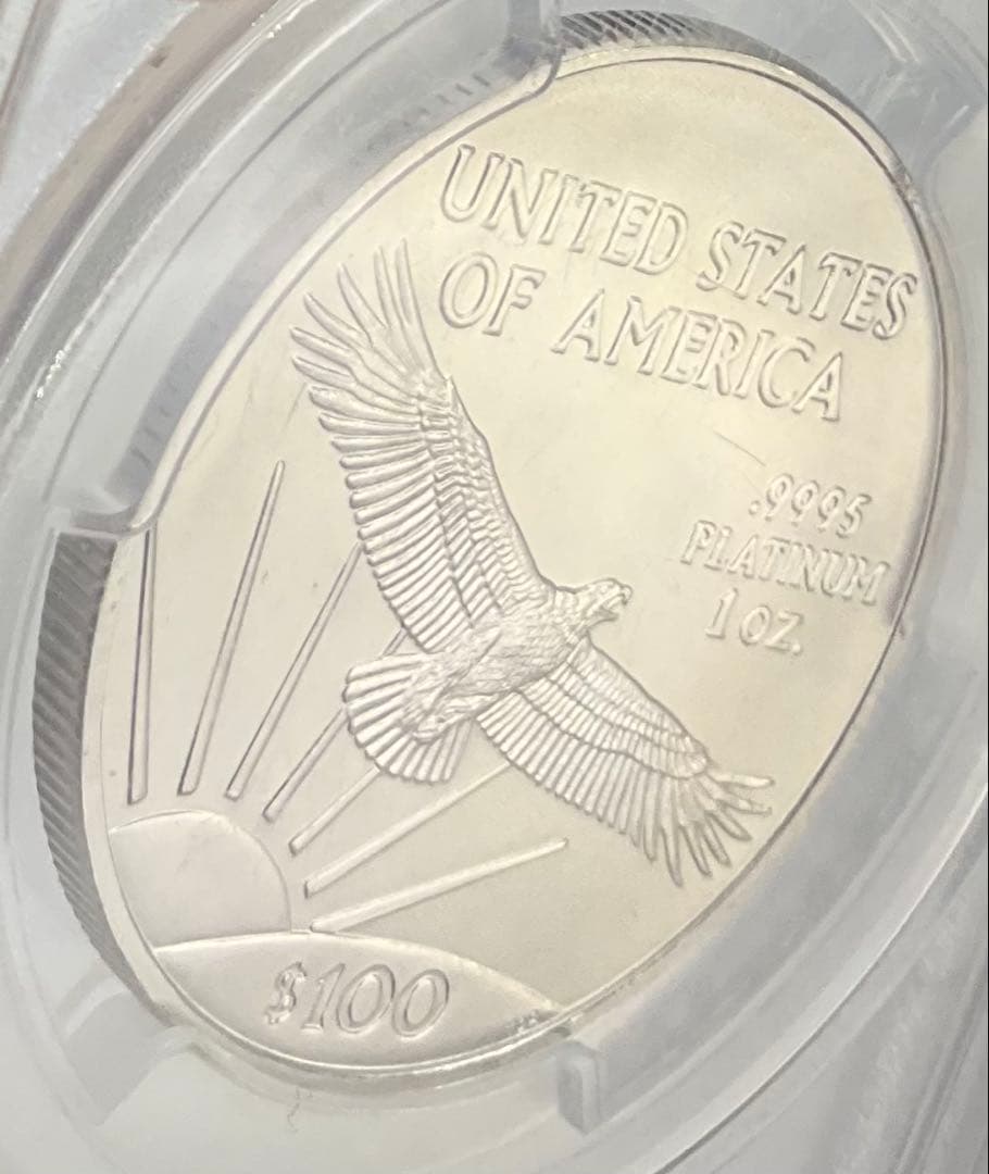 ★最高鑑定 2016 米国 プラチナ イーグル 100ドル PCGS MS70