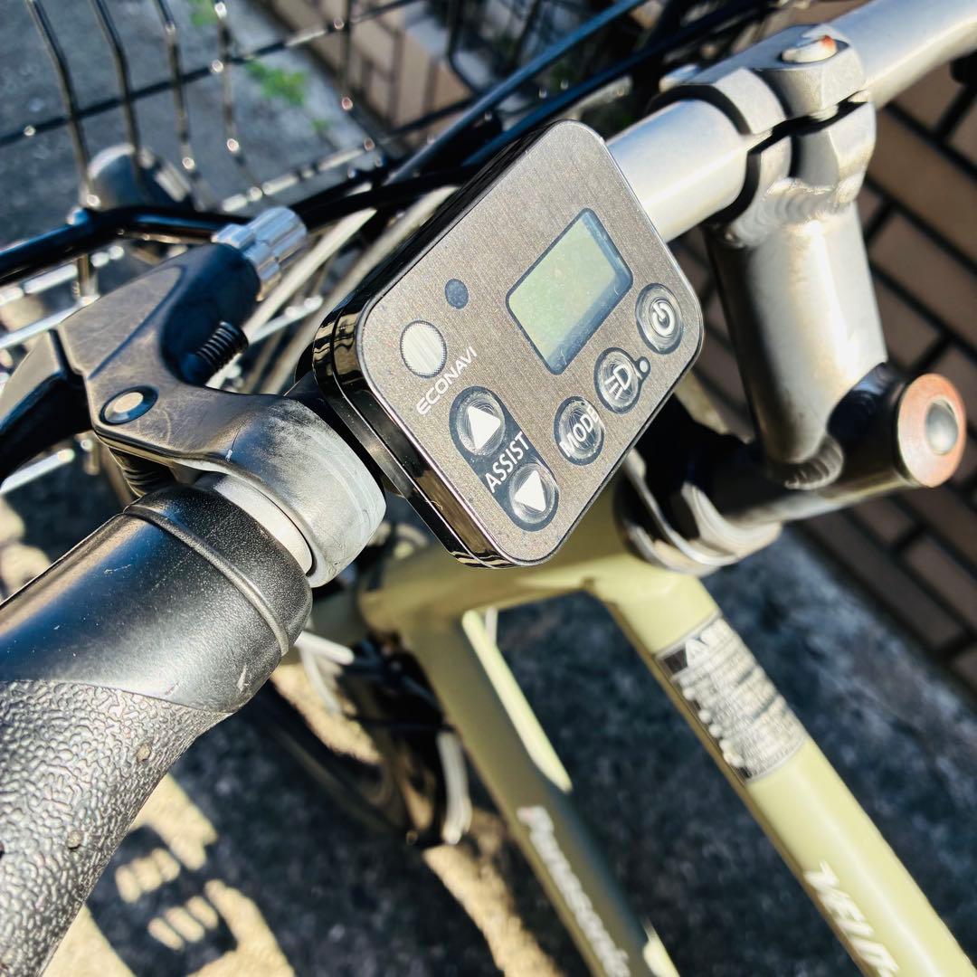 パナソニック ベロスター　マットオリーブ　電動自転車　バッテリー付き