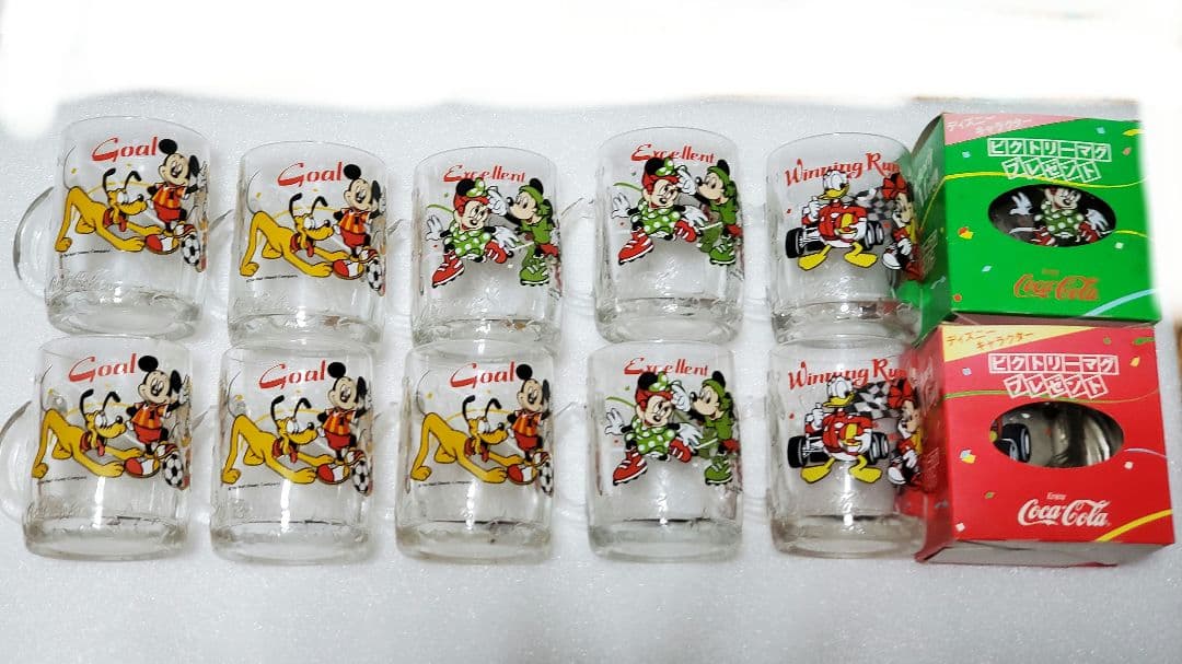 コカ・コーラ、ファンタ　ミッキーマウス グラス