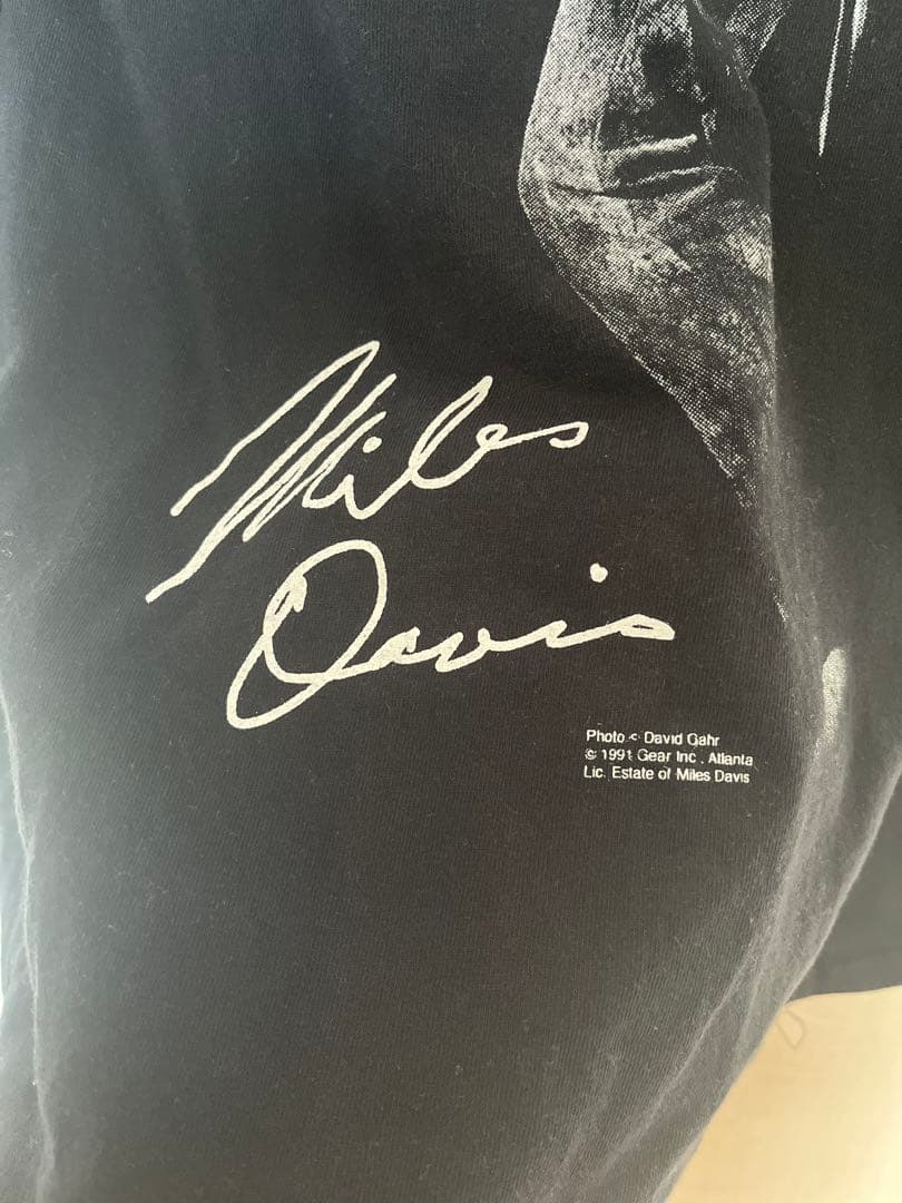 う*ん様 VINTAGE Gear Inc. MILES DAVIS Tシャツ