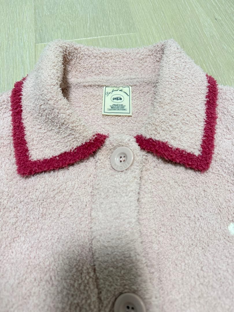 【美品】ジェラートピケ ベビモコダックスフンドカーディガン