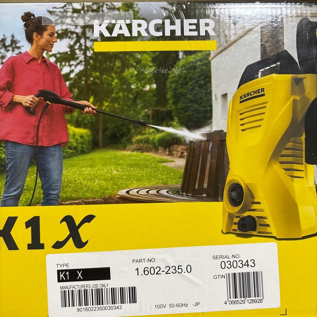 新品未使用保証書付 ケルヒャー 家庭用高圧洗浄機 k1x